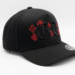 gorra snapback negra con